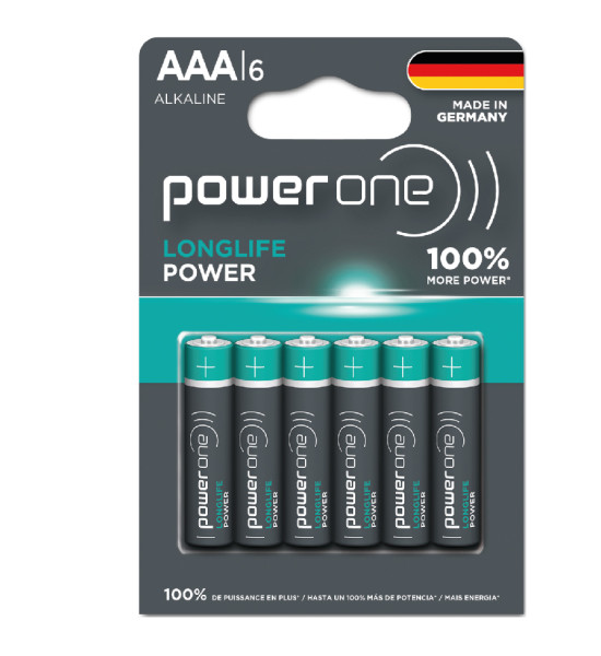 Pilas Alcalinas, Longlife Power, AAA - Blister x 6 Und.